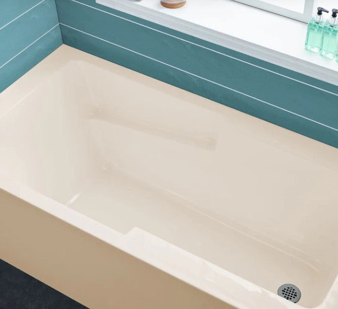 Swiss Madison Voltaire 60 in x 30 in Alcove Bathtub in Bisque